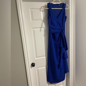 Cobalt blue gown